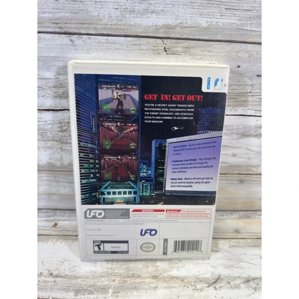 Spy Games: Elevator Mission (Nintendo Wii, 2007)‎